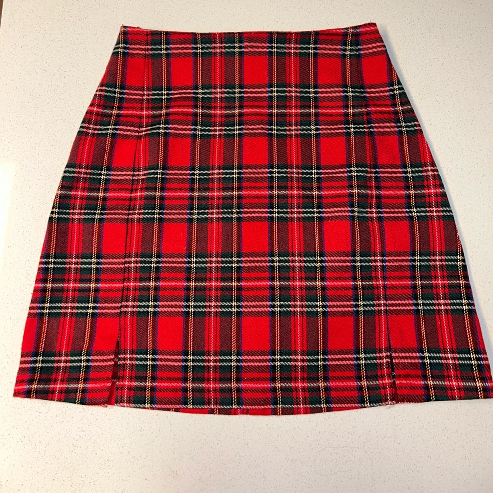 John Galt Plaid Skirt